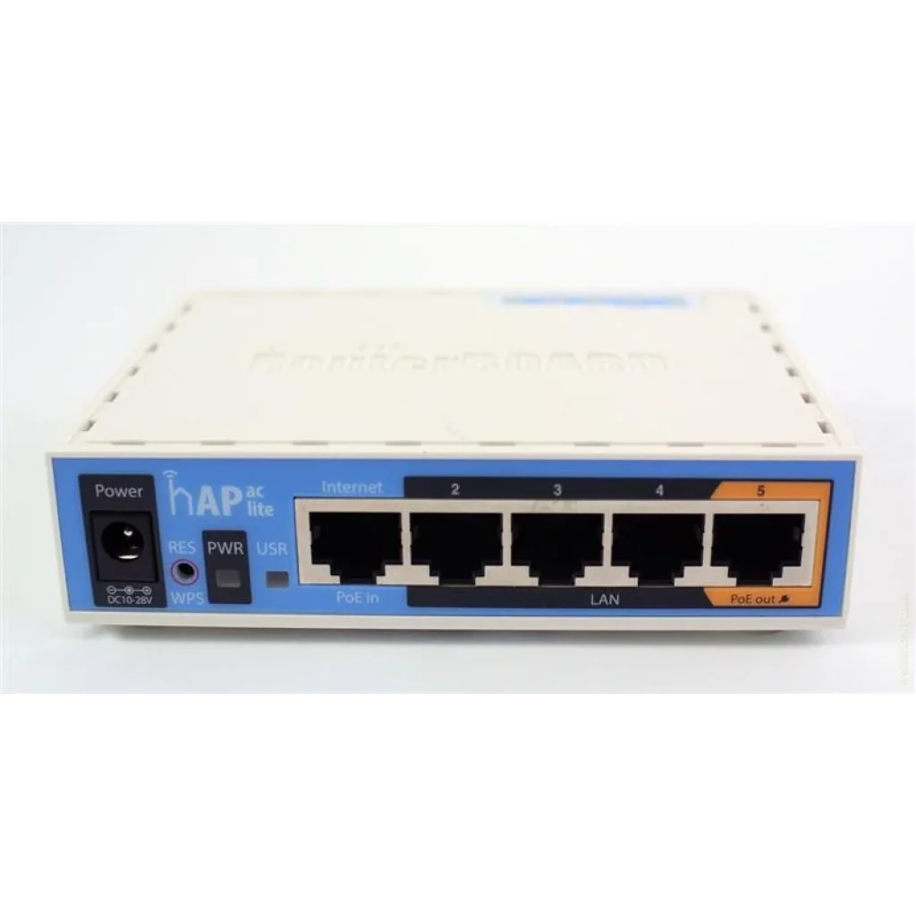 Беспроводной маршрутизатор Mikrotik hAP AC Lite RB952UI-5AC2ND (AC, 650MHz/64Mb, 5xFE, 2 dBi) UA