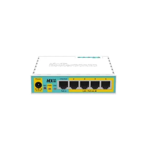 Маршрутизатор MikroTik RouterBOARD RB750UPr2 hEX PoE lite (650MHz/64Mb, 1xUSB, 5х100Мбит, PoE in, PoE out) UA