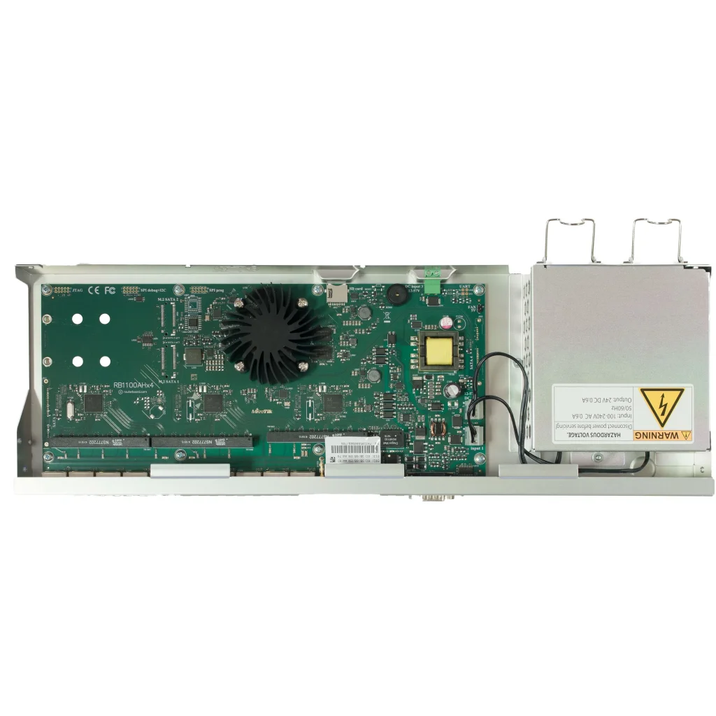 Маршрутизатор MikroTik RB1100AHx4 (4x1,4GHz/1Gb, ARM 32Bit, 13xGE, PoE In), RB1100x4 UA
