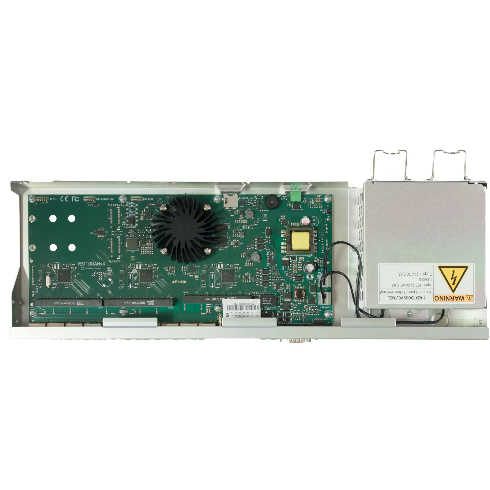 Маршрутизатор MikroTik RB1100AHx4 (4x1,4GHz/1Gb, ARM 32Bit, 13xGE, PoE In), RB1100x4 UA