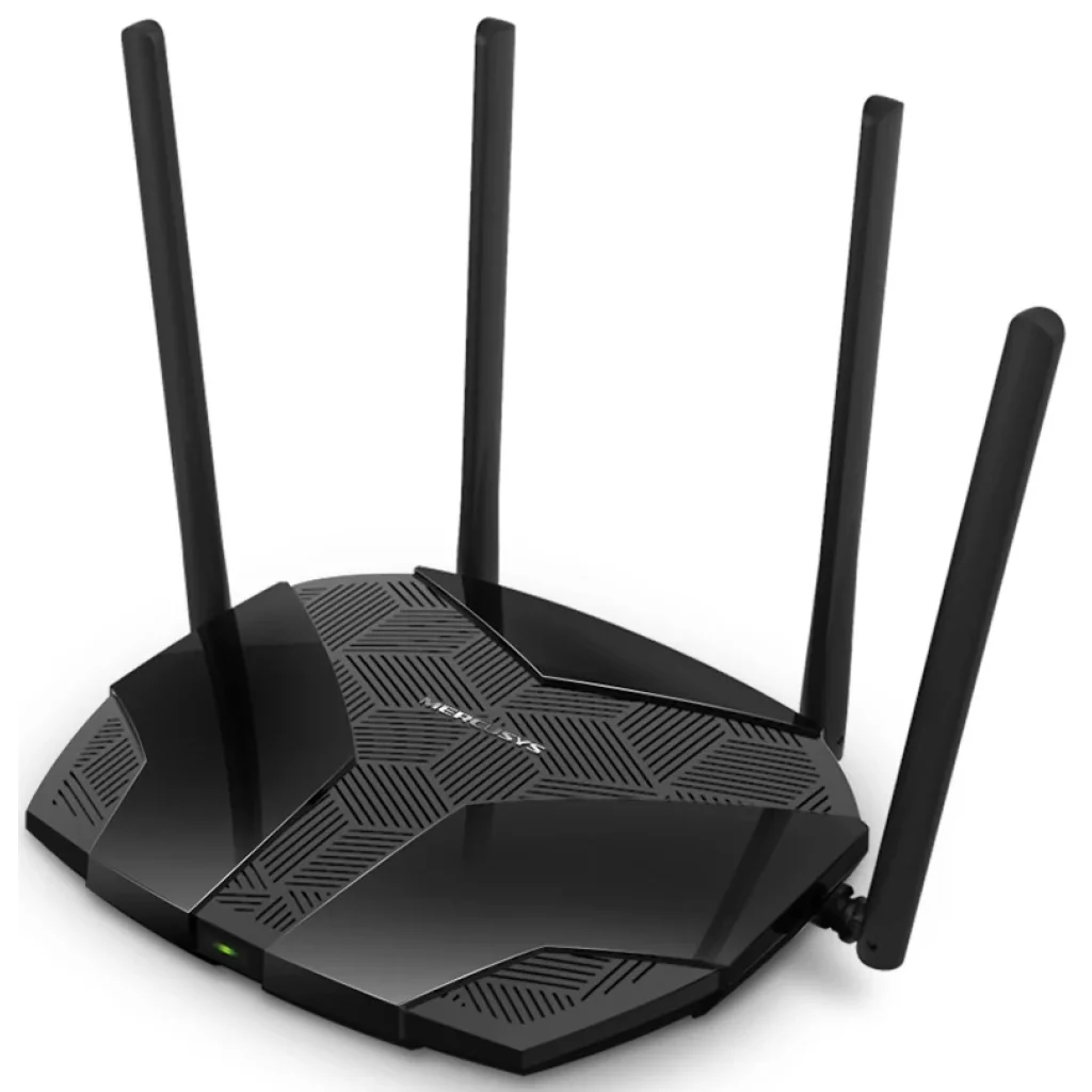Беспроводной маршрутизатор Mercusys MR1800X (AX1800 Wi-Fi 6, 1хGE WAN, 3хGE LAN, MU-MIMO, 4 антены) UA