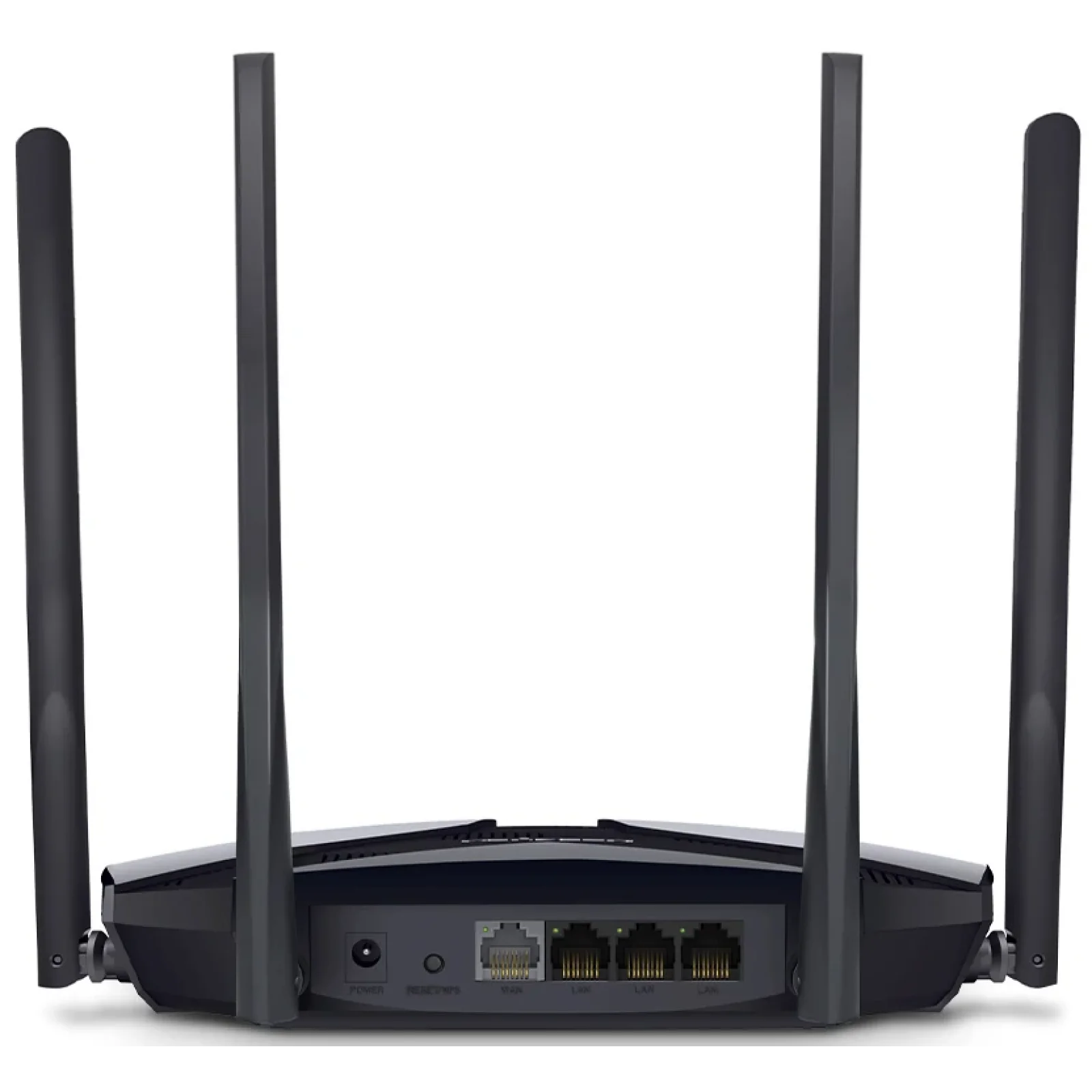 Бездротовий маршрутизатор Mercusys MR1800X (AX1800 Wi-Fi 6, 1хGE WAN, 3хGE LAN, MU-MIMO, 4 антени) UA
