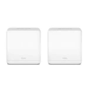 Бездротовий маршрутизатор Mercusys Halo H30G(2-pack) (AC1300, 2хGE WAN/LAN, Beamforming, MESH, 2-pack) UA
