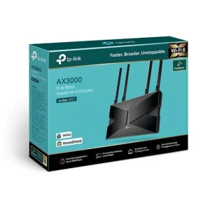 Беспроводной маршрутизатор TP-Link Archer AX53 (AX3000, Wi-Fi 6, 1хGE WAN, 4хGE LAN, MU-MIMO, MESH, 4 антенны внешних) UA