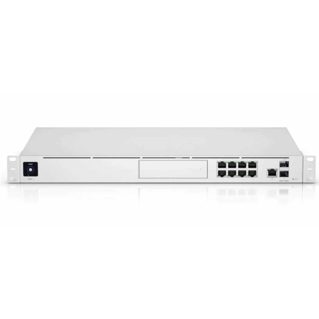Маршрутизатор Ubiquiti UniFi Dream Machine (UDM-PRO) (1xGE WAN, 1xSFP+ WAN, 8xGE LAN, 1xSFP+ LAN, 1xHDD Bay, UniFi) UA