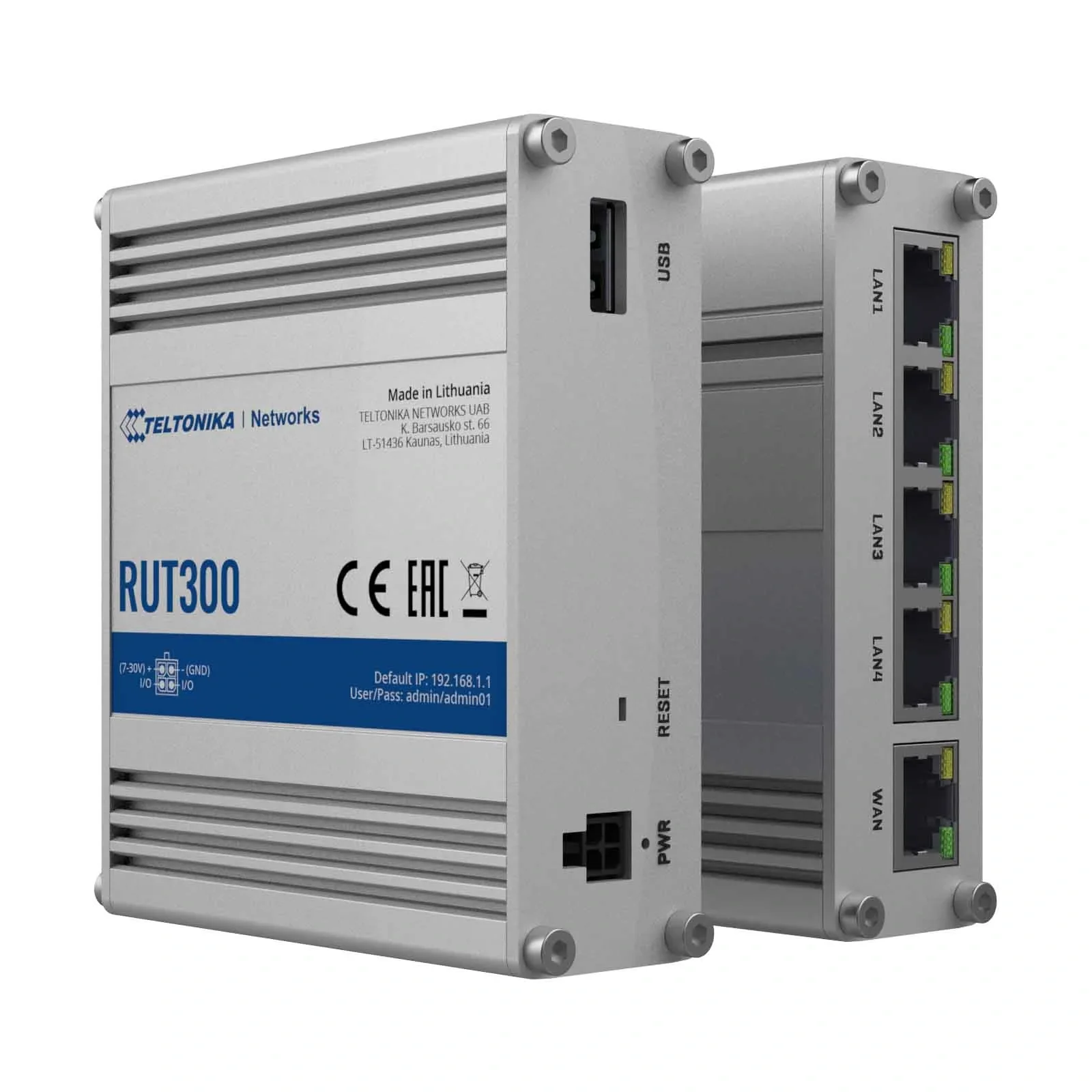 Маршрутизатор Teltonika RUT300 (RUT300000000) UA