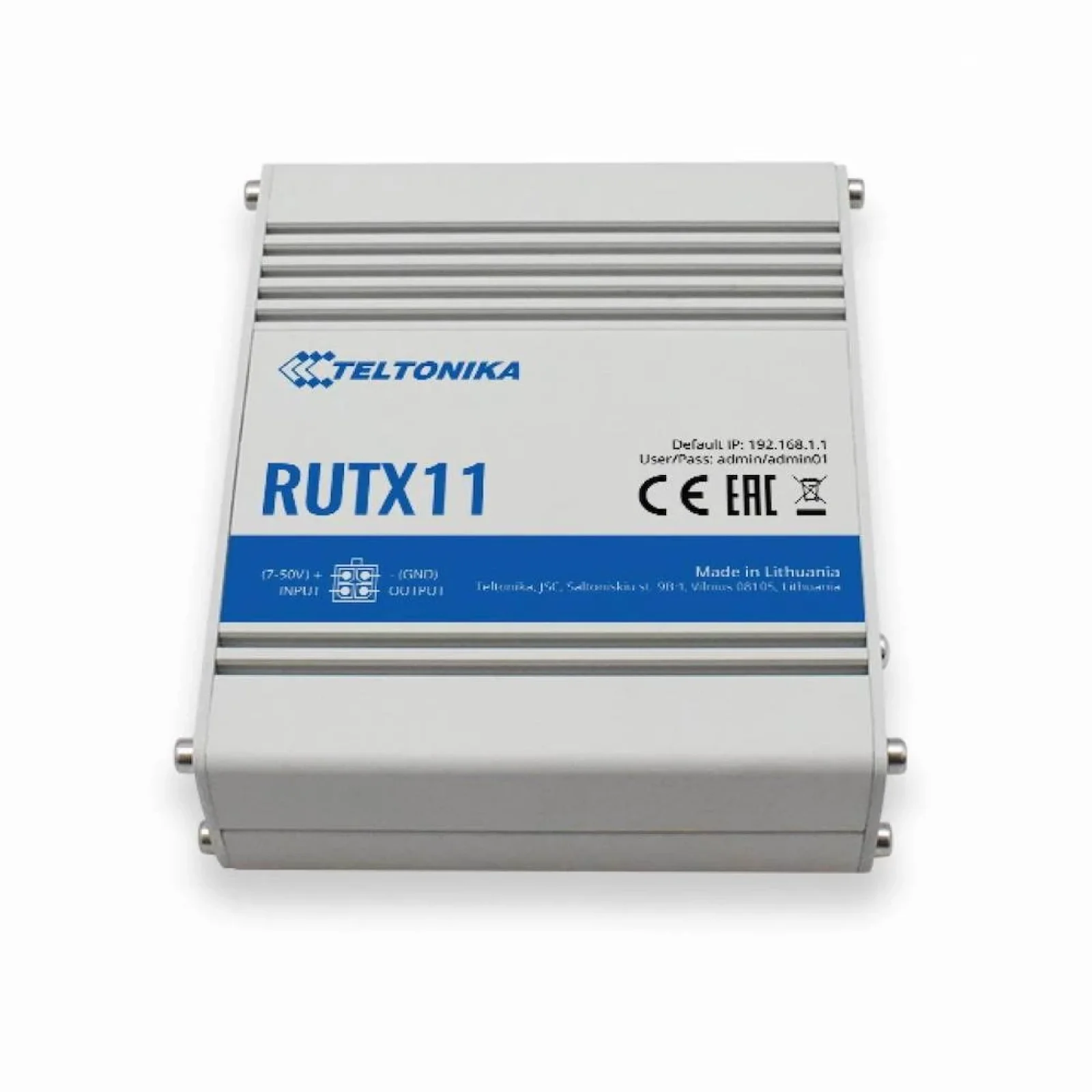 Бездротовий маршрутизатор Teltonika RUTX11 (RUTX11000000) UA