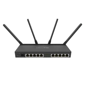 Маршрутизатор MikroTik RB4011iGS+5HacQ2HnD-IN (AC2000, 4x1.4 GHz/1Gb, 10x1GE, 1xSFP+, MU-MIMO, 4 антенны) UA