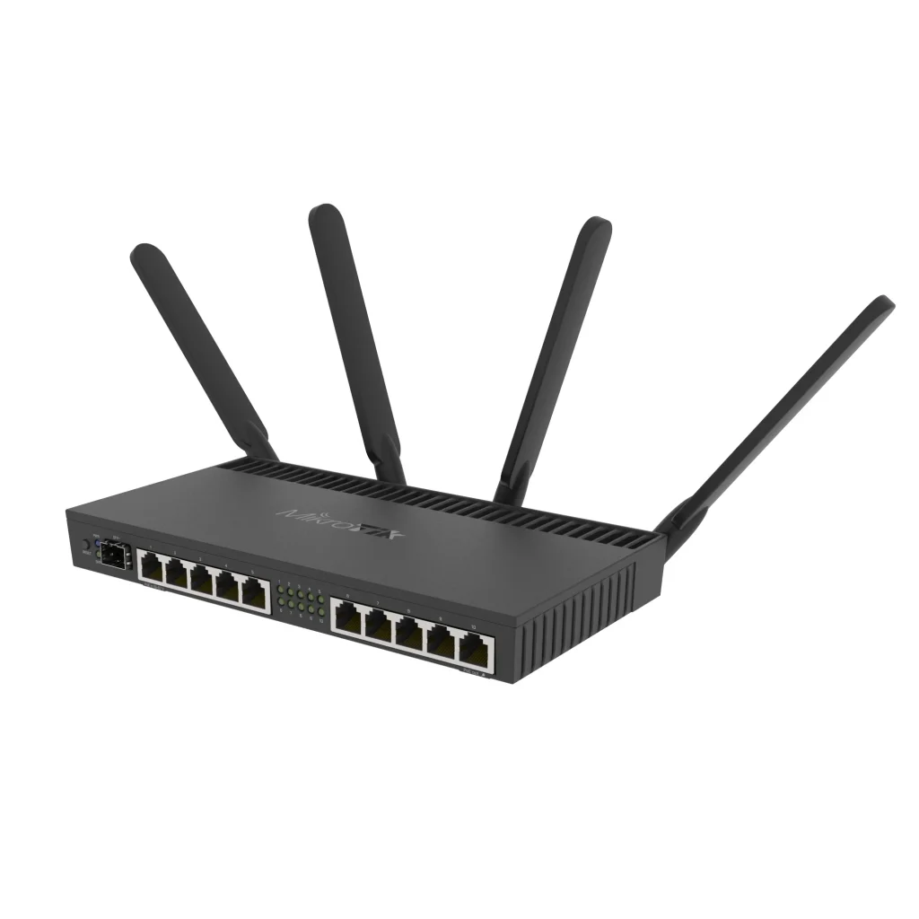 Маршрутизатор MikroTik RB4011iGS+5HacQ2HnD-IN (AC2000, 4x1.4 GHz/1Gb, 10x1GE, 1xSFP+, MU-MIMO, 4 антенны) UA