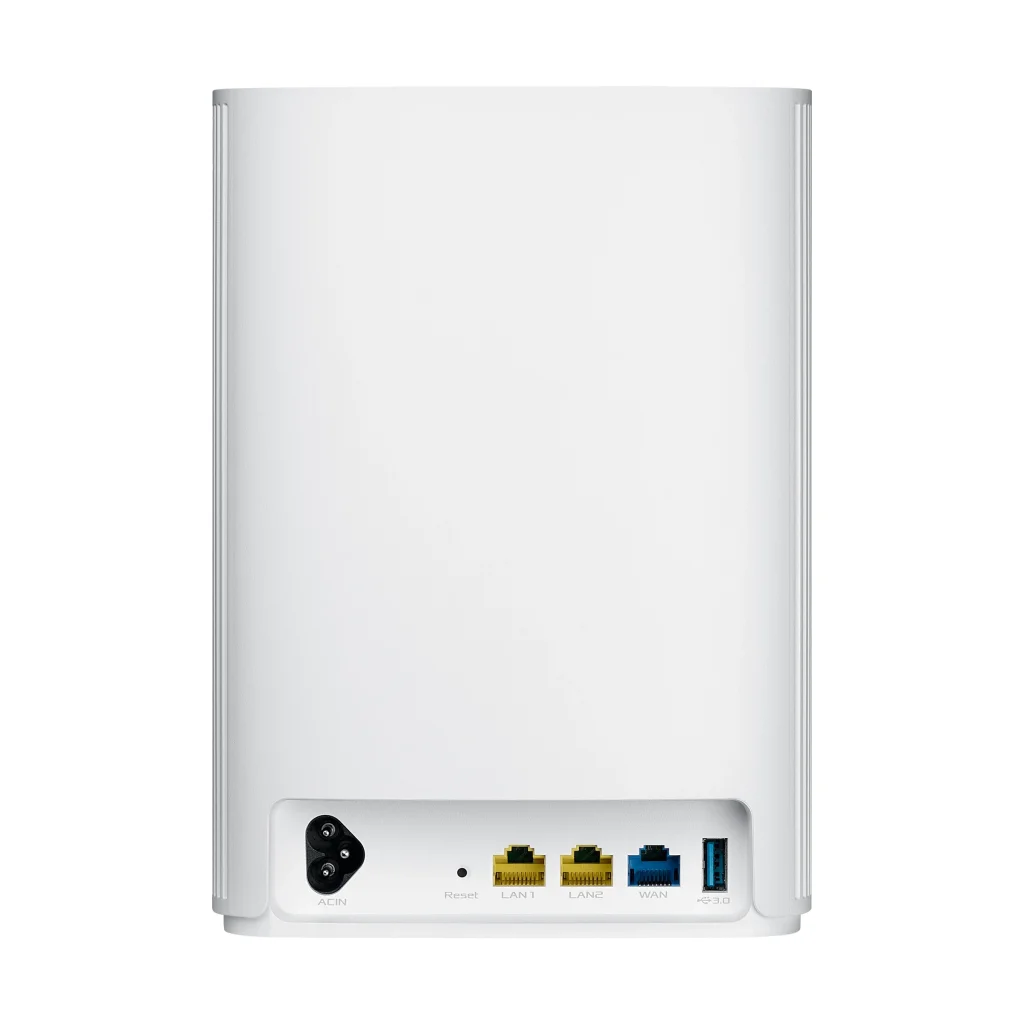 Бездротовий маршрутизатор Asus ZenWiFi AX Hybrid (XP4) 2PK White (AX1800, 1xGE WAN, 2xGE LAN, USB 3.2 Gen 1, AiMesh, 4 внутр антени), XP4 (2-PK) White UA