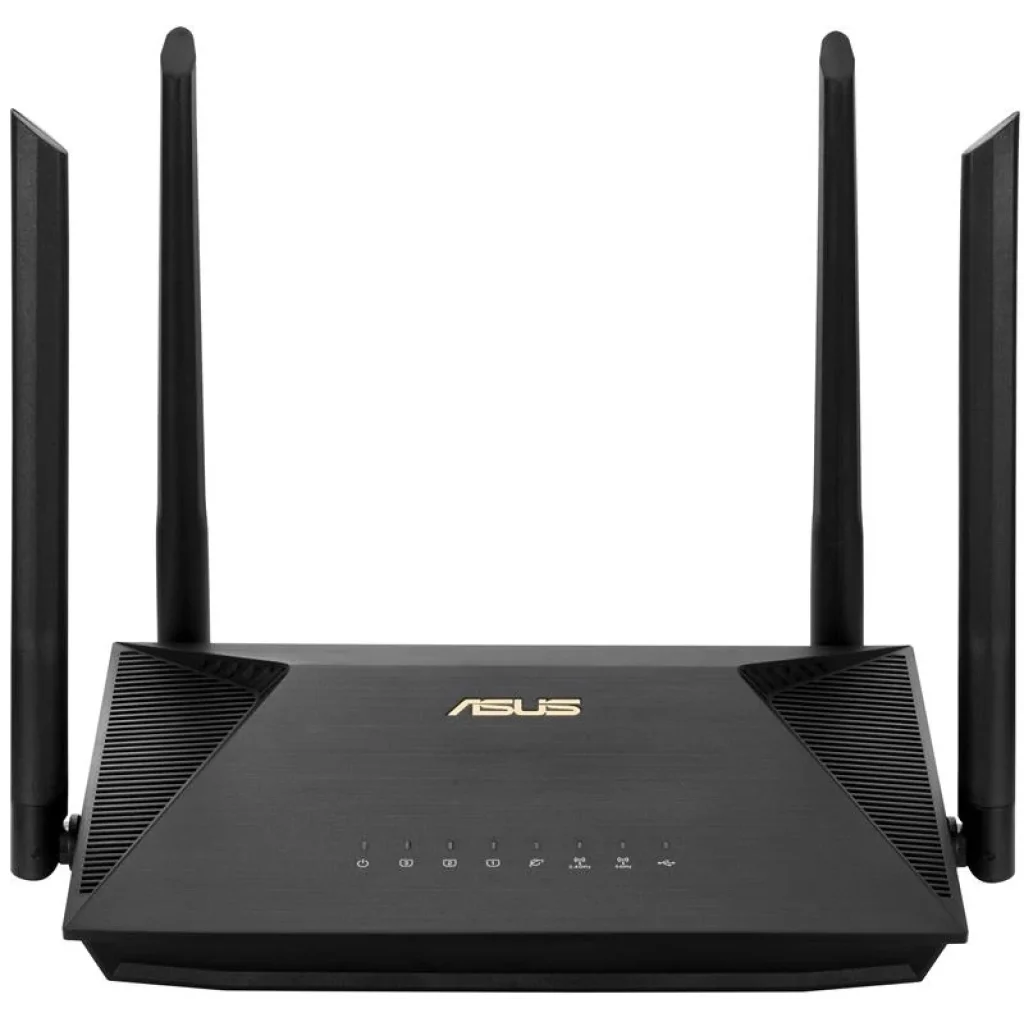Бездротовий маршрутизатор Asus RT-AX1800U (AX1800, 1xGE WAN, 3xGE LAN, 1xUSB2.0, MU-MIMO, OFDMA, 4 антени) UA