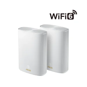 Бездротовий маршрутизатор Asus ZenWiFi AX Hybrid (XP4) 2PK White (AX1800, 1xGE WAN, 2xGE LAN, USB 3.2 Gen 1, AiMesh, 4 внутр антени), XP4 (2-PK) White UA