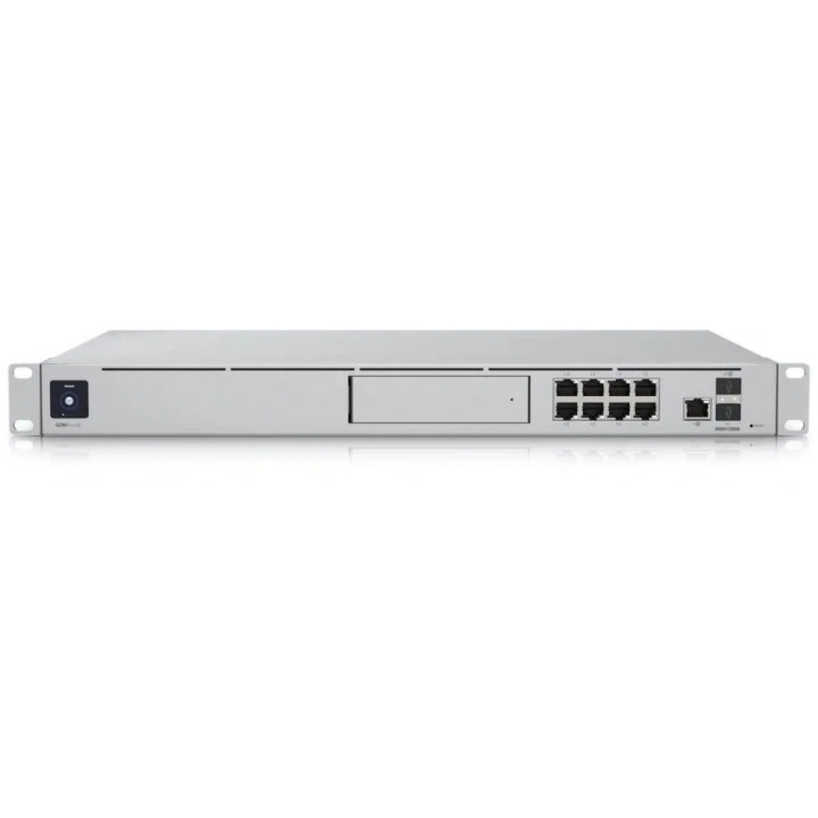 Маршрутизатор Ubiquiti UniFi Dream Machine Special Edition (UDM-SE) (NVR+Cloud Key+Switch) (Dual WAN:1xSFP+, 1x2.5G LAN, 2xGE PoE+, 6xGE PoE, max PoE 150W, 128Gb SSD, BT, 1U rack mount) UA