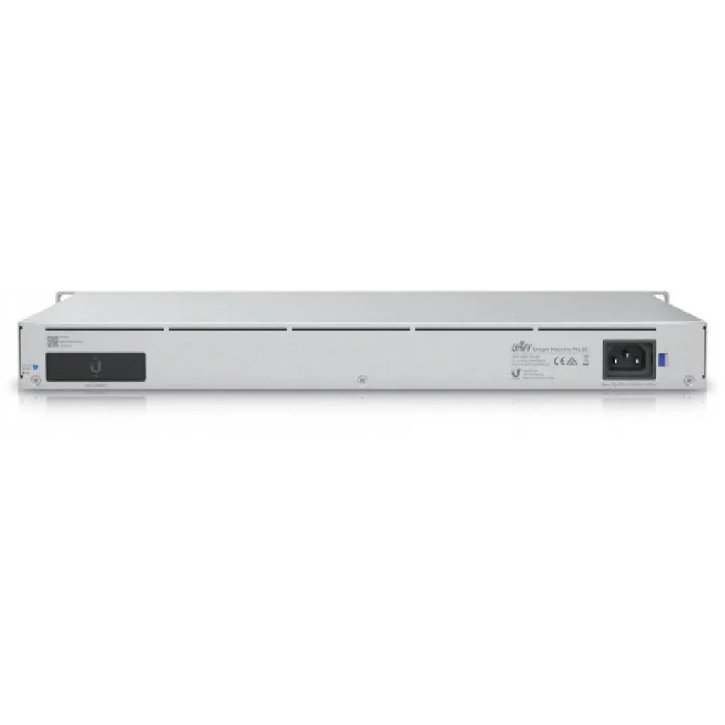 Маршрутизатор Ubiquiti UniFi Dream Machine Special Edition (UDM-SE) (NVR+Cloud Key+Switch) (Dual WAN:1xSFP+, 1x2.5G LAN, 2xGE PoE+, 6xGE PoE, max PoE 150W, 128Gb SSD, BT, 1U rack mount) UA