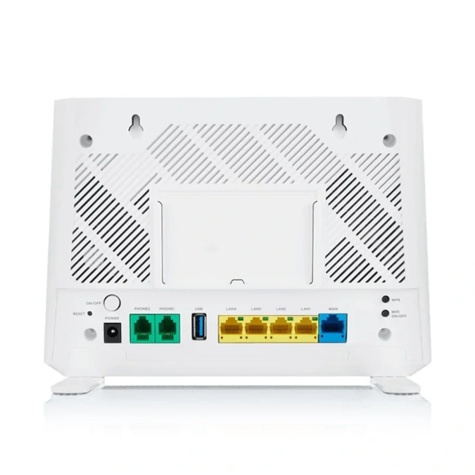 Бездротовий маршрутизатор ZyXEL EX3301-T0 (EX3301-T0-EU01V1F) (AX1800,WiFi6, 1xGE WAN, 4xGE LAN, 2xFXS, 1xUSB2.0, EasyMesh, TR-069, MU-MIMO) UA