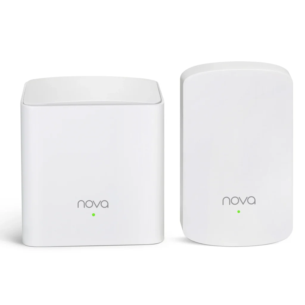 WiFi Mesh система Tenda Nova MW5 (MW5-KIT-2) (AC1200, 1xGE WAN/LAN, 1xGE LAN, Beamforming, MESH, MU-MIMO, 2 антени, 2-pack) UA