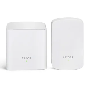 WiFi Mesh система Tenda Nova MW5 (MW5-KIT-2) (AC1200, 1xGE WAN/LAN, 1xGE LAN, Beamforming, MESH, MU-MIMO, 2 антени, 2-pack) UA