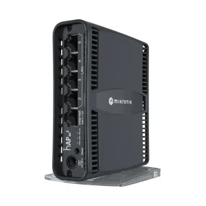 Беспроводной маршрутизатор MikroTik hAP AX2 (C52iG-5HaxD2HaxD-TC) (AX1800, WiFi6, 5xGE, WPA3,POE in/out, антенны- 4dBi-2,4G/ 4,5dBi-5G) UA