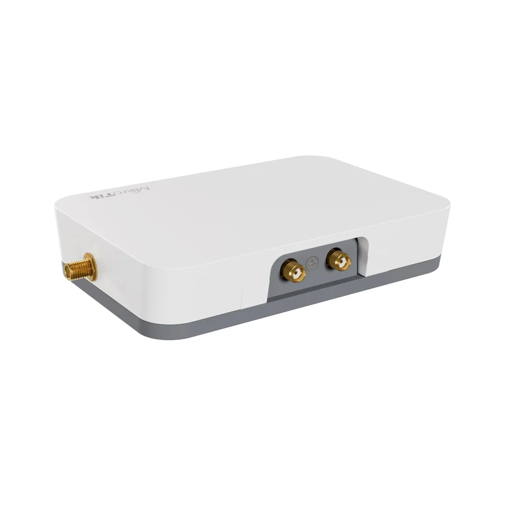 Маршрутизатор MikroTik KNOT LR8 kit (RB924iR-2nD-BT5&BG77&R11e-LR8) (IoT, LORA, CAT-M, BLE, 863-870 MHz, n300,1xSIM, 1xFE PoE in, 1xFE PoE out, 1xMicroUSB, DC, DIN rail) UA