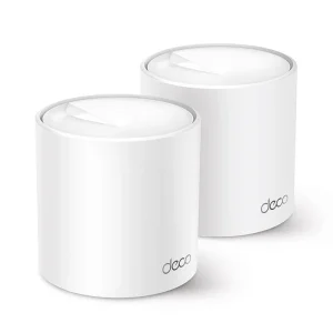 WiFi Mesh система TP-Link Deco X50(2-pack) (AX3000 Wi-Fi6, 3xGE WAN/LAN, 2x2 MU-MIMO, OFDMA) UA