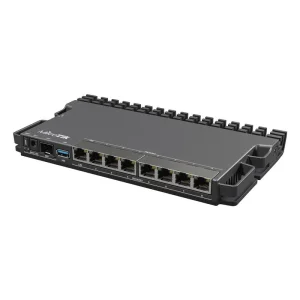 Маршрутизатор MikroTik RB5009UPr+S+IN (7x1GE LAN PoE, 1xSFP+, 1x2.5GE LAN PoE, 1xUSB 3.0, PoE in, DC, 2-pin, max PoE 130W) UA