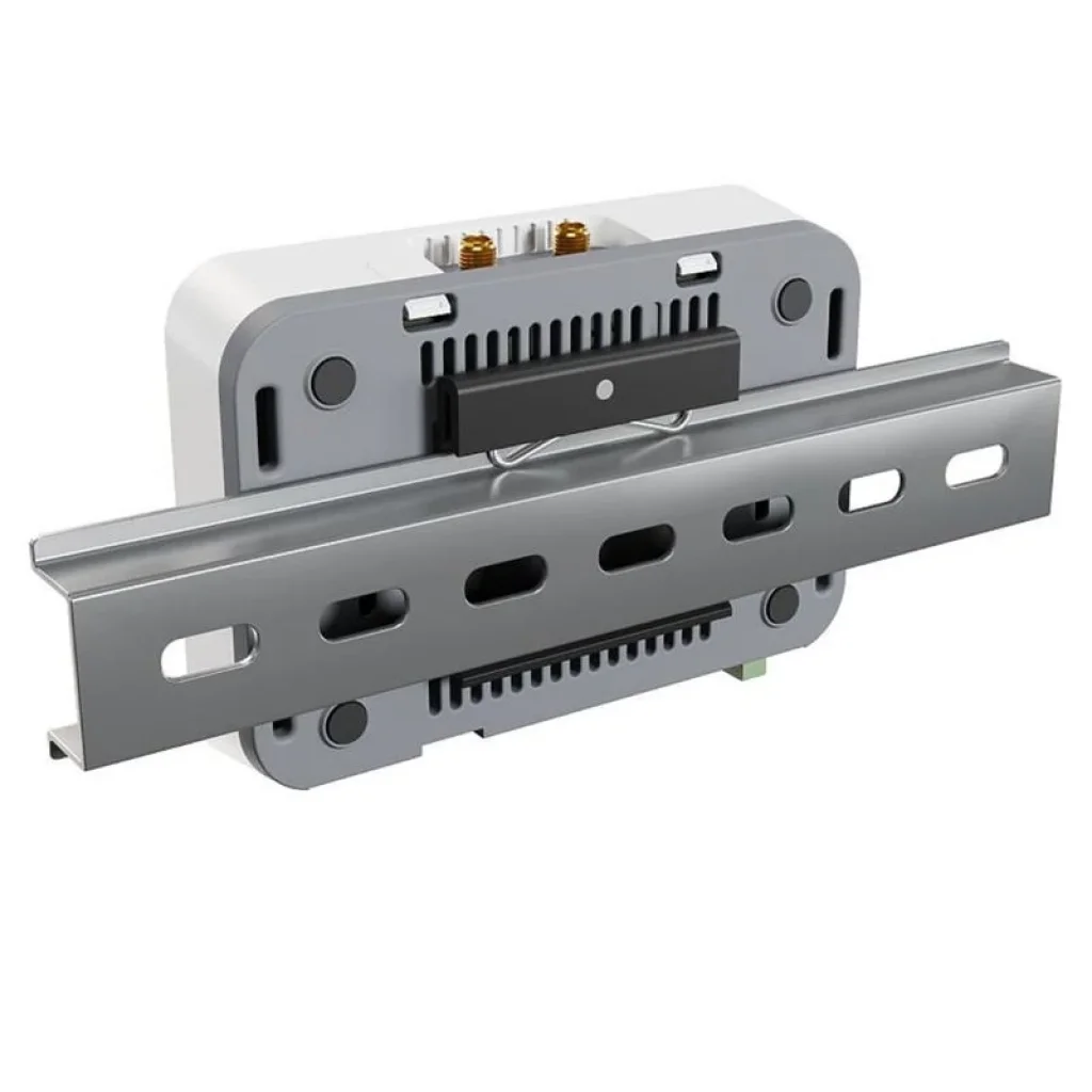 Маршрутизатор MikroTik KNOT LR8 kit (RB924iR-2nD-BT5&BG77&R11e-LR8) (IoT, LORA, CAT-M, BLE, 863-870 MHz, n300,1xSIM, 1xFE PoE in, 1xFE PoE out, 1xMicroUSB, DC, DIN rail) UA