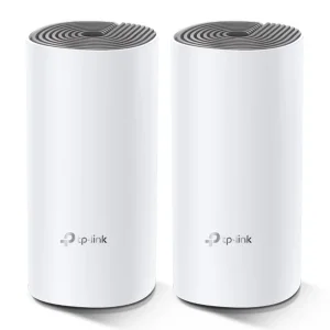 WiFi Mesh система TP-Link Deco E4 2-pack (AC1200, 2xFE WAN/LAN, MESH, 2 антени, 2-pack), Deco E4(2-pack) UA