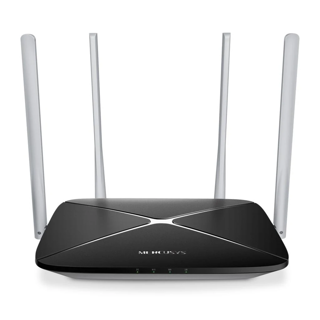 Беспроводной маршрутизатор Mercusys AC12 (AC1200, 1хFE Wan, 4хFE LAN, 4 антенны)_EU, AC12_EU UA