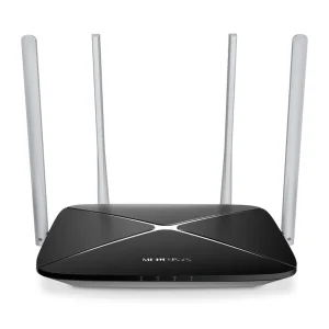 Бездротовий маршрутизатор Mercusys AC12 (AC1200, 1хFE Wan, 4хFE LAN, 4 антени)_EU, AC12_EU UA