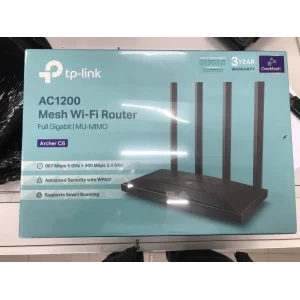 Беспроводной маршрутизатор TP-LINK Archer C6 (AC1200, 1*GE Wan, 4*GE LAN, MU-MIMO, 4 антенны)_EU, Archer C6_EU UA