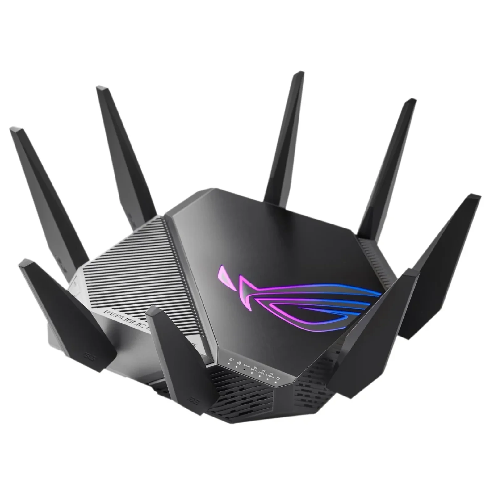 Беспроводной маршрутизатор Asus ROG Rapture GT-AXE11000 (Wi-Fi 6E/6, 1x2.5GE WAN/LAN 1xGE WAN, 4xGE LAN, 2*USB 3.2, AiMesh, 8 антен) UA