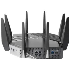 Бездротовий маршрутизатор Asus ROG Rapture GT-AXE11000 (Wi-Fi 6E/6, 1x2.5GE WAN/LAN 1xGE WAN, 4xGE LAN, 2*USB 3.2, AiMesh, 8 антен) UA