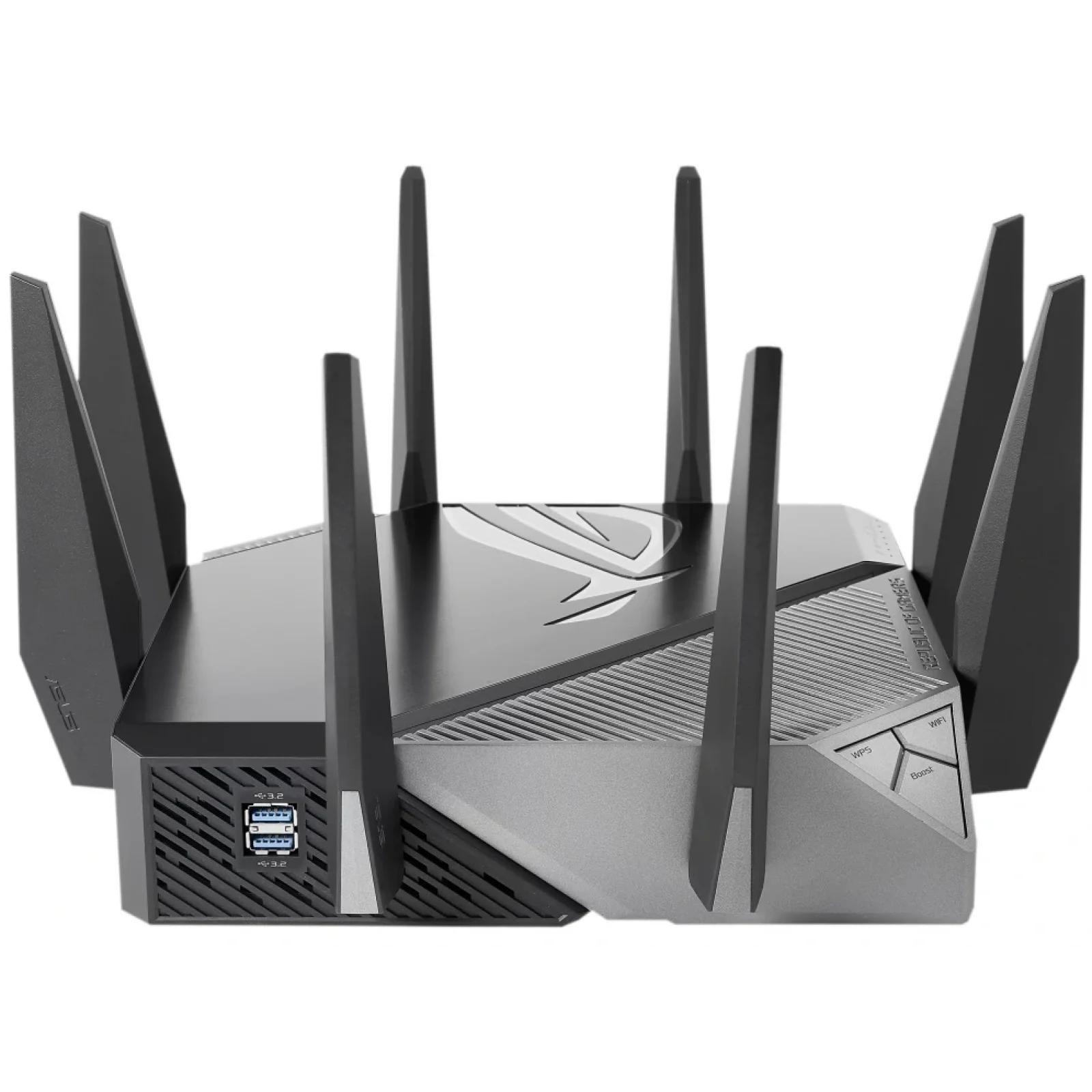 Беспроводной маршрутизатор Asus ROG Rapture GT-AXE11000 (Wi-Fi 6E/6, 1x2.5GE WAN/LAN 1xGE WAN, 4xGE LAN, 2*USB 3.2, AiMesh, 8 антен) UA