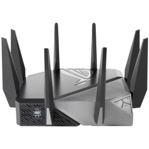 Бездротовий маршрутизатор Asus ROG Rapture GT-AXE11000 (Wi-Fi 6E/6, 1x2.5GE WAN/LAN 1xGE WAN, 4xGE LAN, 2*USB 3.2, AiMesh, 8 антен) UA