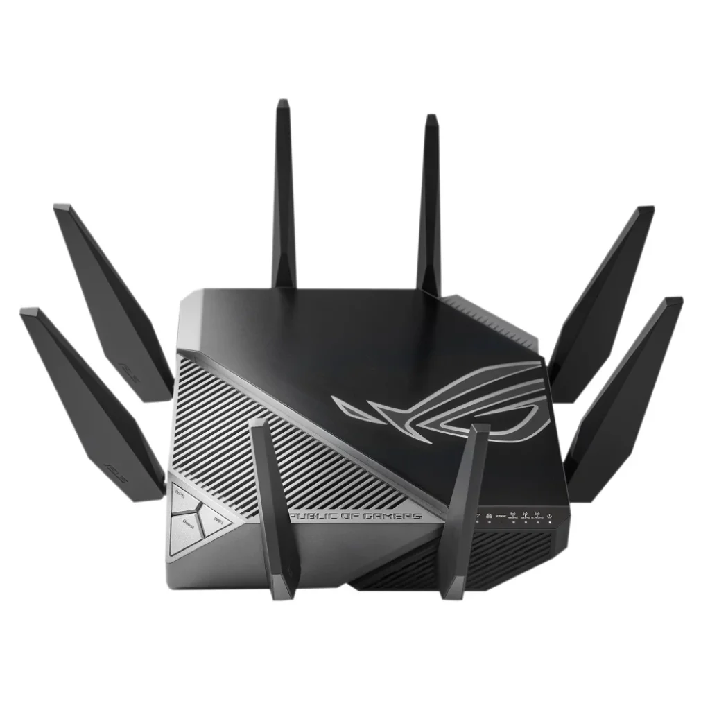 Бездротовий маршрутизатор Asus ROG Rapture GT-AXE11000 (Wi-Fi 6E/6, 1x2.5GE WAN/LAN 1xGE WAN, 4xGE LAN, 2*USB 3.2, AiMesh, 8 антен) UA