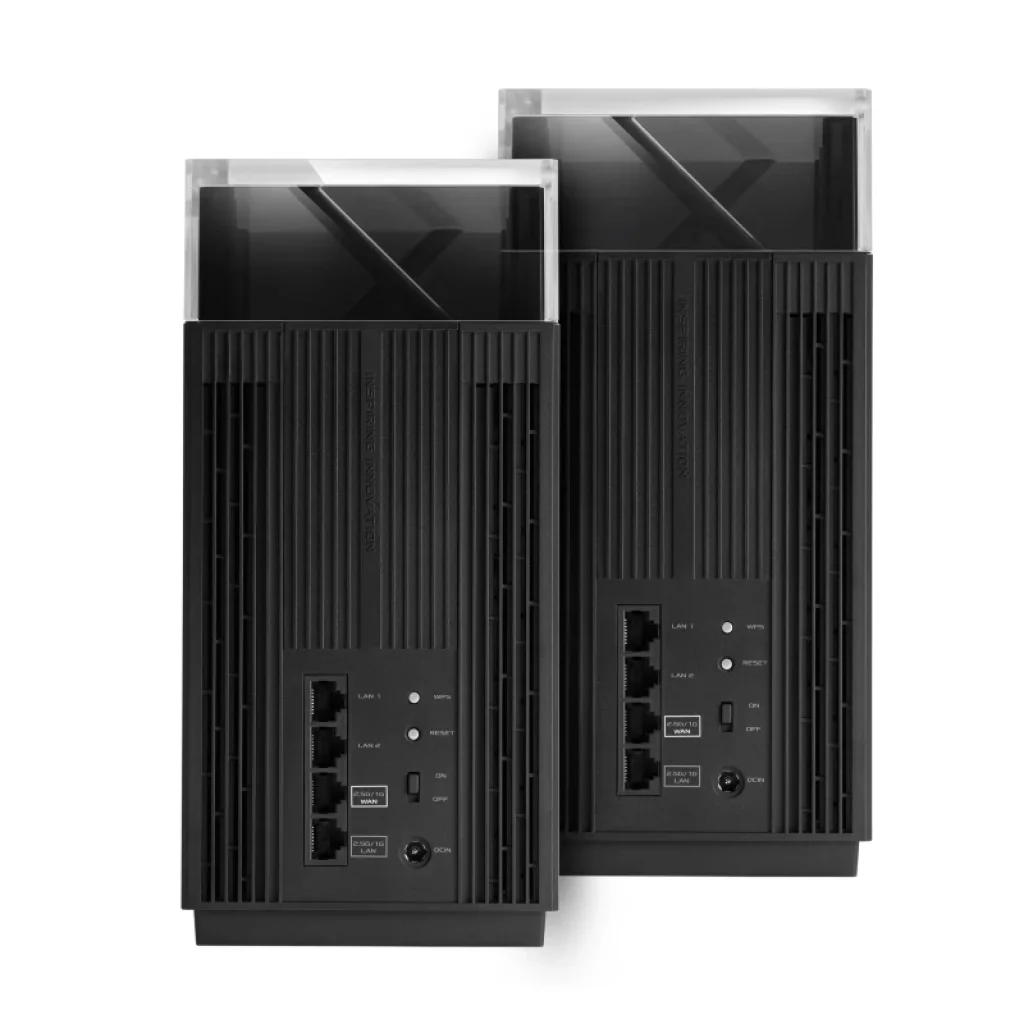 Беспроводной маршрутизатор Asus ZenWiFi Pro ET12 (2-PK) (AXE11000 Wi-Fi 6/6E, 1x2.5GE WAN, 1x2.5GE LAN, 2xGE LAN, AiMesh), ET12(2-PK) UA