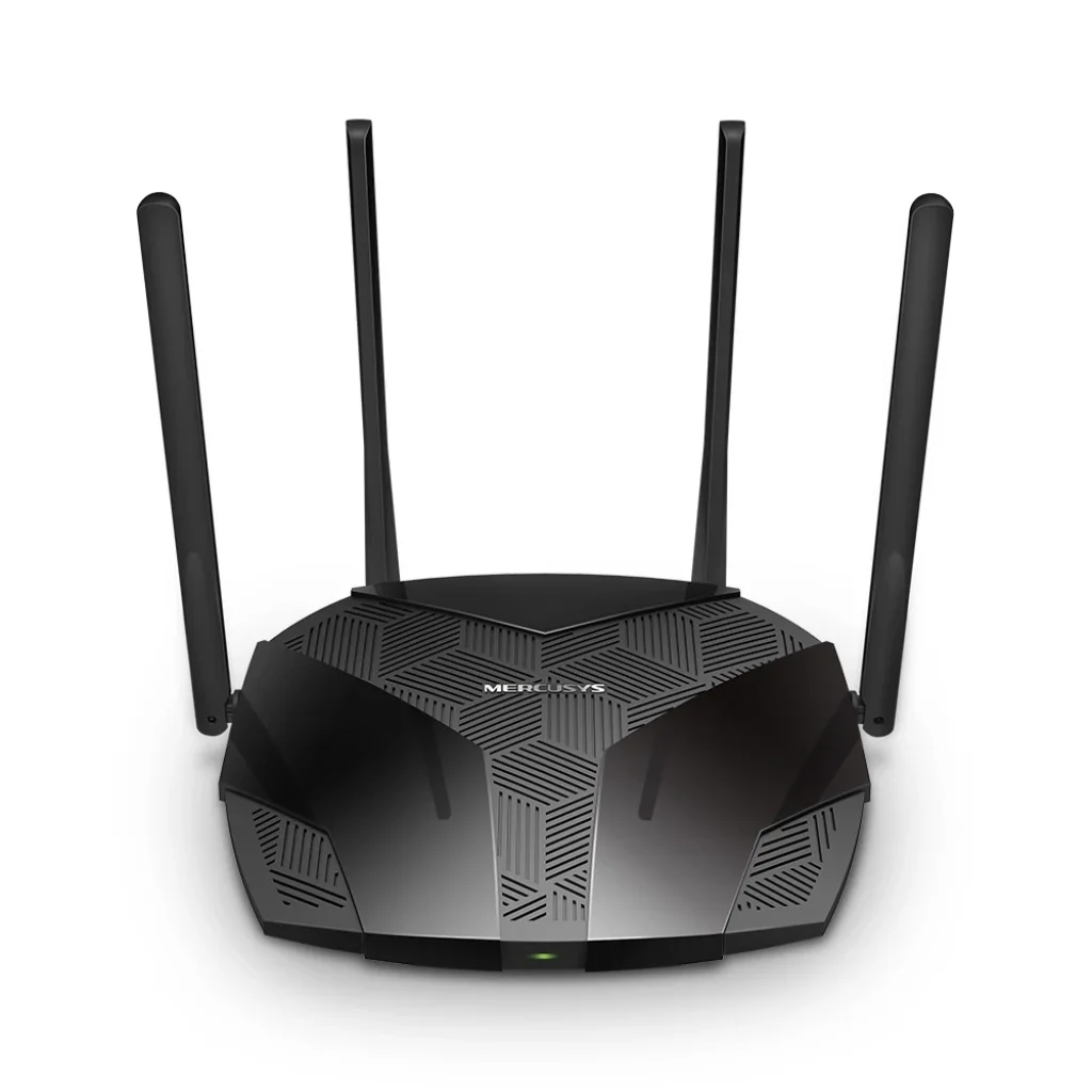 Беспроводной маршрутизатор Mercusys MR80X (AX3000 Wi-Fi6, 1xGE WAN, 3XGE LAN, 4 антенны) UA
