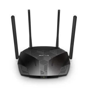 Бездротовий маршрутизатор Mercusys MR80X (AX3000 Wi-Fi6, 1xGE WAN, 3XGE LAN, 4 антени) UA