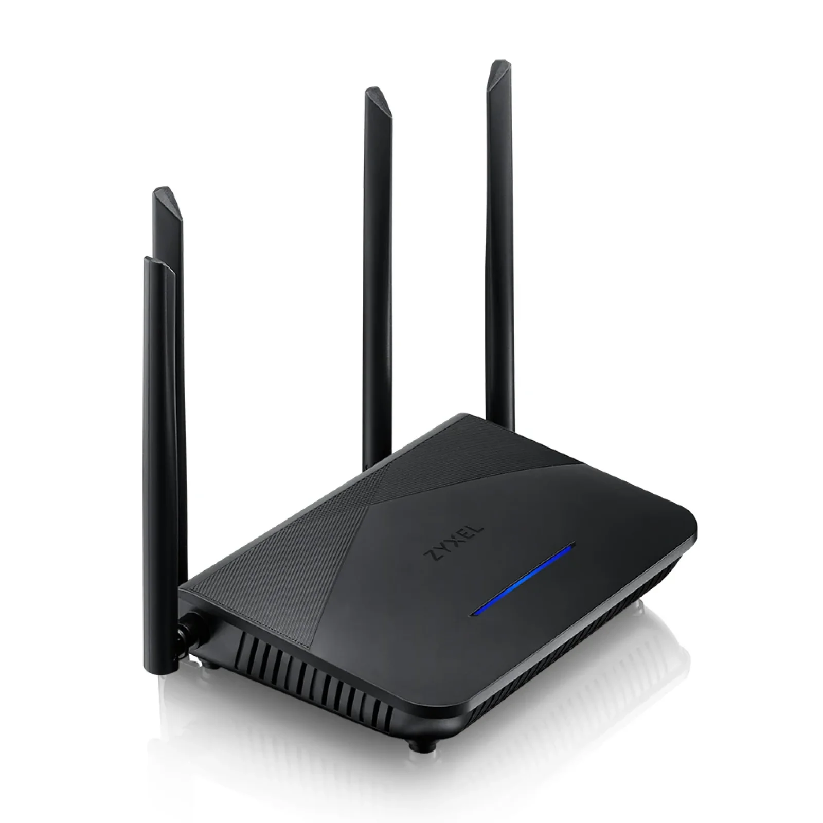 Бездротовий маршрутизатор ZYXEL NBG7510 (NBG7510-EU0101F) (AX1800, WiFi6, 1xGE WAN, 3xGE LAN, 2xFXS, MU-MIMO, 4 антени) UA