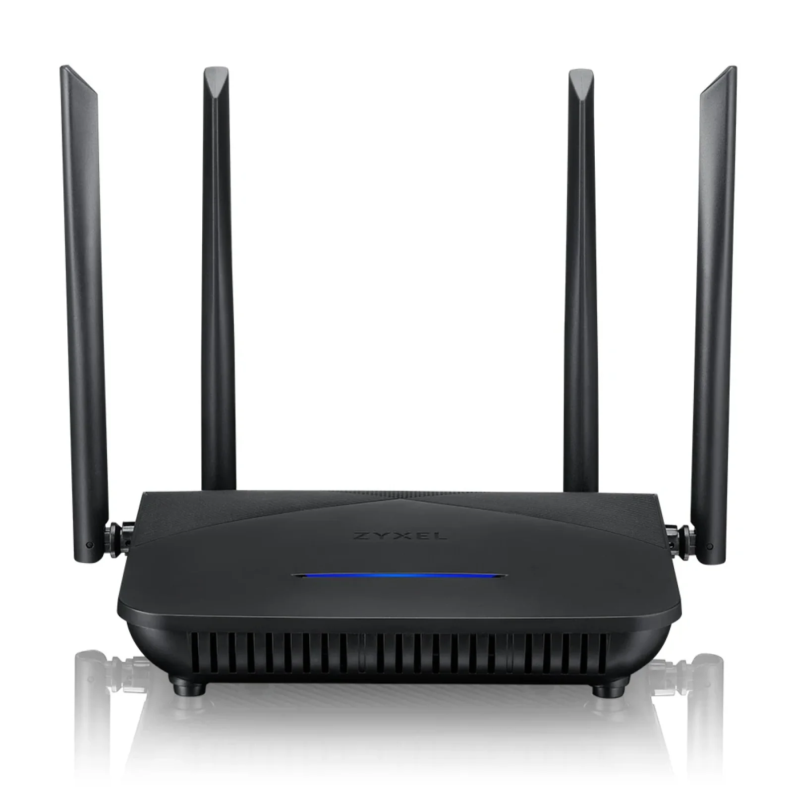 Бездротовий маршрутизатор ZYXEL NBG7510 (NBG7510-EU0101F) (AX1800, WiFi6, 1xGE WAN, 3xGE LAN, 2xFXS, MU-MIMO, 4 антени) UA