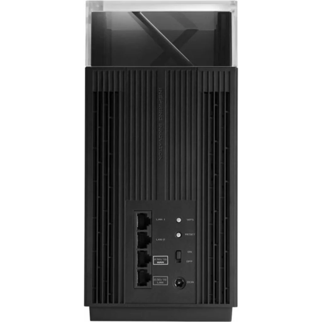 Бездротовий маршрутизатор Asus ZenWiFi Pro ET12 (1-PK) (AXE11000 Wi-Fi 6/6E, 1x2.5GE WAN, 1x2.5GE LAN, 2xGE LAN, AiMesh), ET12(1-PK) UA