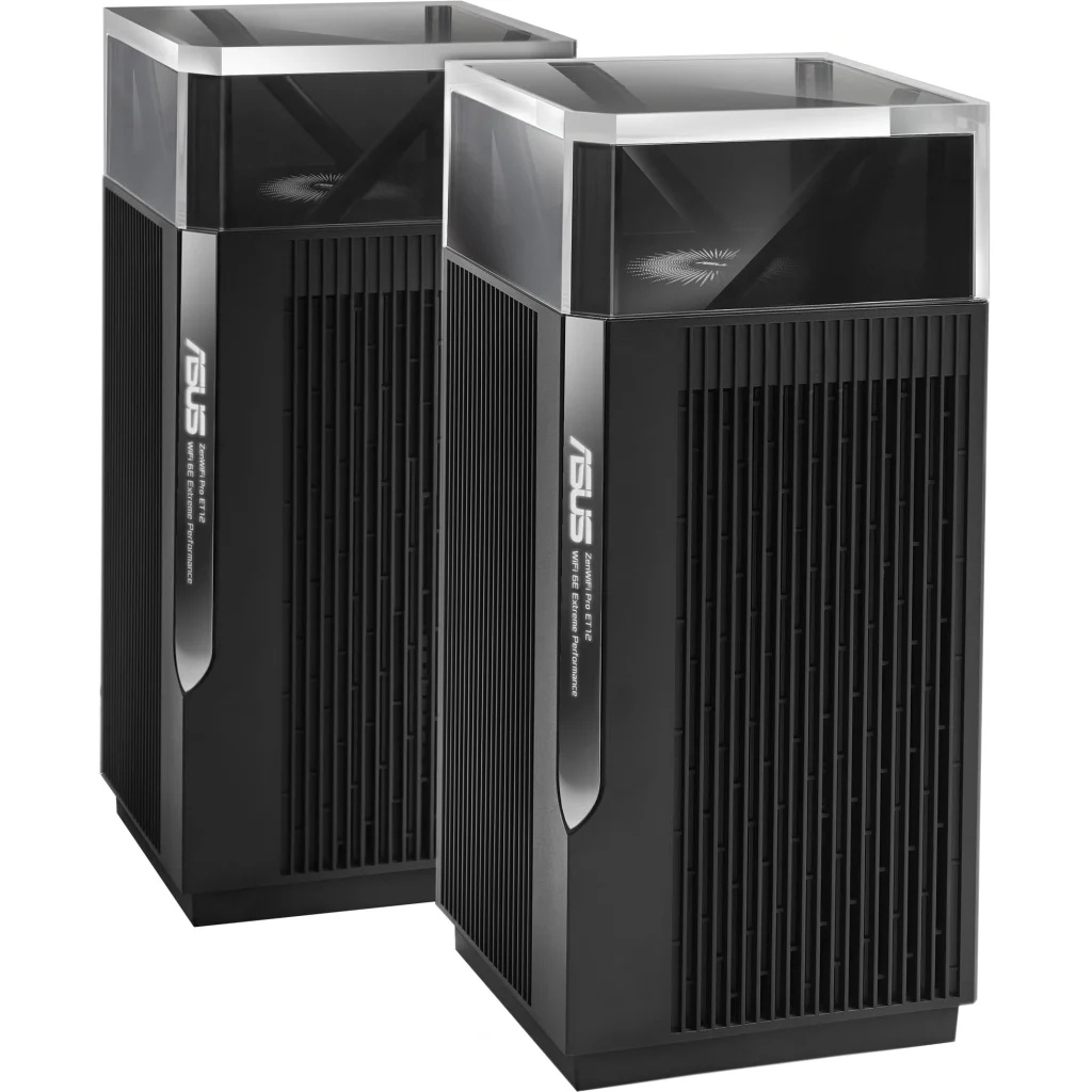Беспроводной маршрутизатор Asus ZenWiFi Pro ET12 (2-PK) (AXE11000 Wi-Fi 6/6E, 1x2.5GE WAN, 1x2.5GE LAN, 2xGE LAN, AiMesh), ET12(2-PK) UA