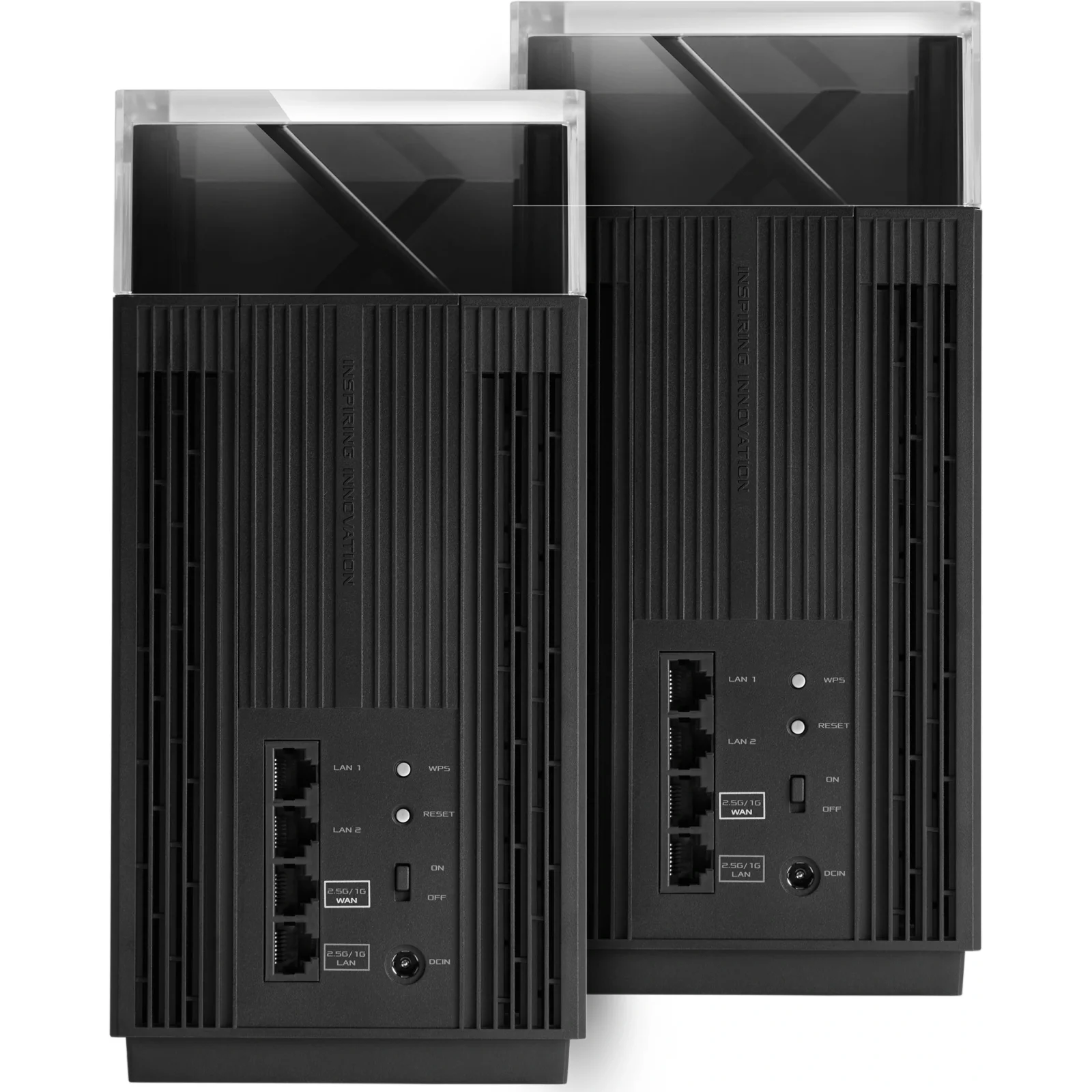 Бездротовий маршрутизатор Asus ZenWiFi Pro ET12 (2-PK) (AXE11000 Wi-Fi 6/6E, 1x2.5GE WAN, 1x2.5GE LAN, 2xGE LAN, AiMesh), ET12(2-PK) UA