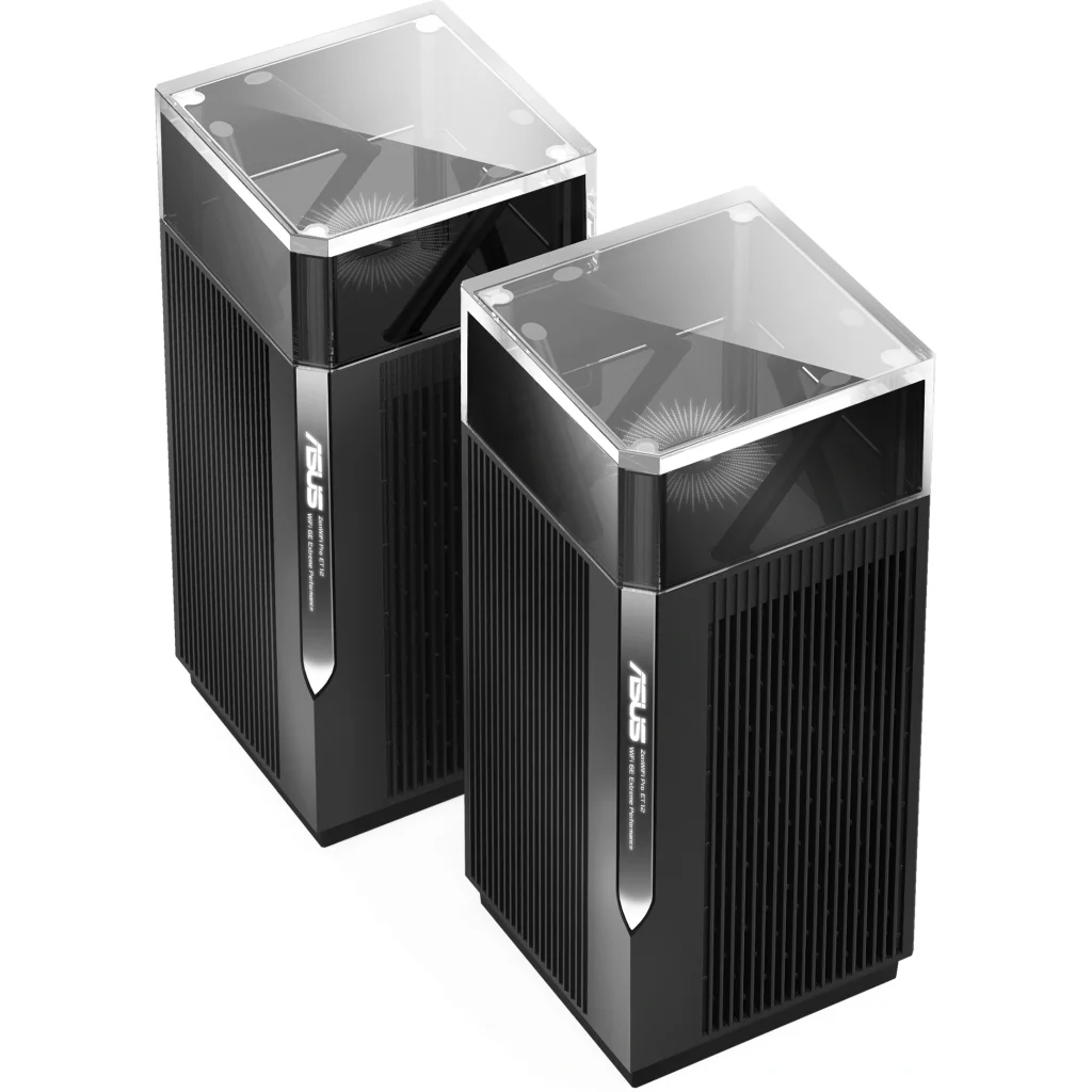Беспроводной маршрутизатор Asus ZenWiFi Pro ET12 (2-PK) (AXE11000 Wi-Fi 6/6E, 1x2.5GE WAN, 1x2.5GE LAN, 2xGE LAN, AiMesh), ET12(2-PK) UA
