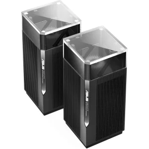 Беспроводной маршрутизатор Asus ZenWiFi Pro ET12 (2-PK) (AXE11000 Wi-Fi 6/6E, 1x2.5GE WAN, 1x2.5GE LAN, 2xGE LAN, AiMesh), ET12(2-PK) UA