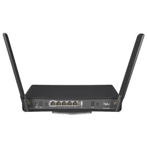 Беспроводной маршрутизатор Mikrotik hAP AX3 (C53UiG+5HPaxD2HPaxD) (AX1800, WiFi6, 4xGE, 1x2.5GE, WPA3, 1xUSB 3.0, поддержка 3G/4G, POE in/out, 2 внешние антенны - 5,5dBi) UA