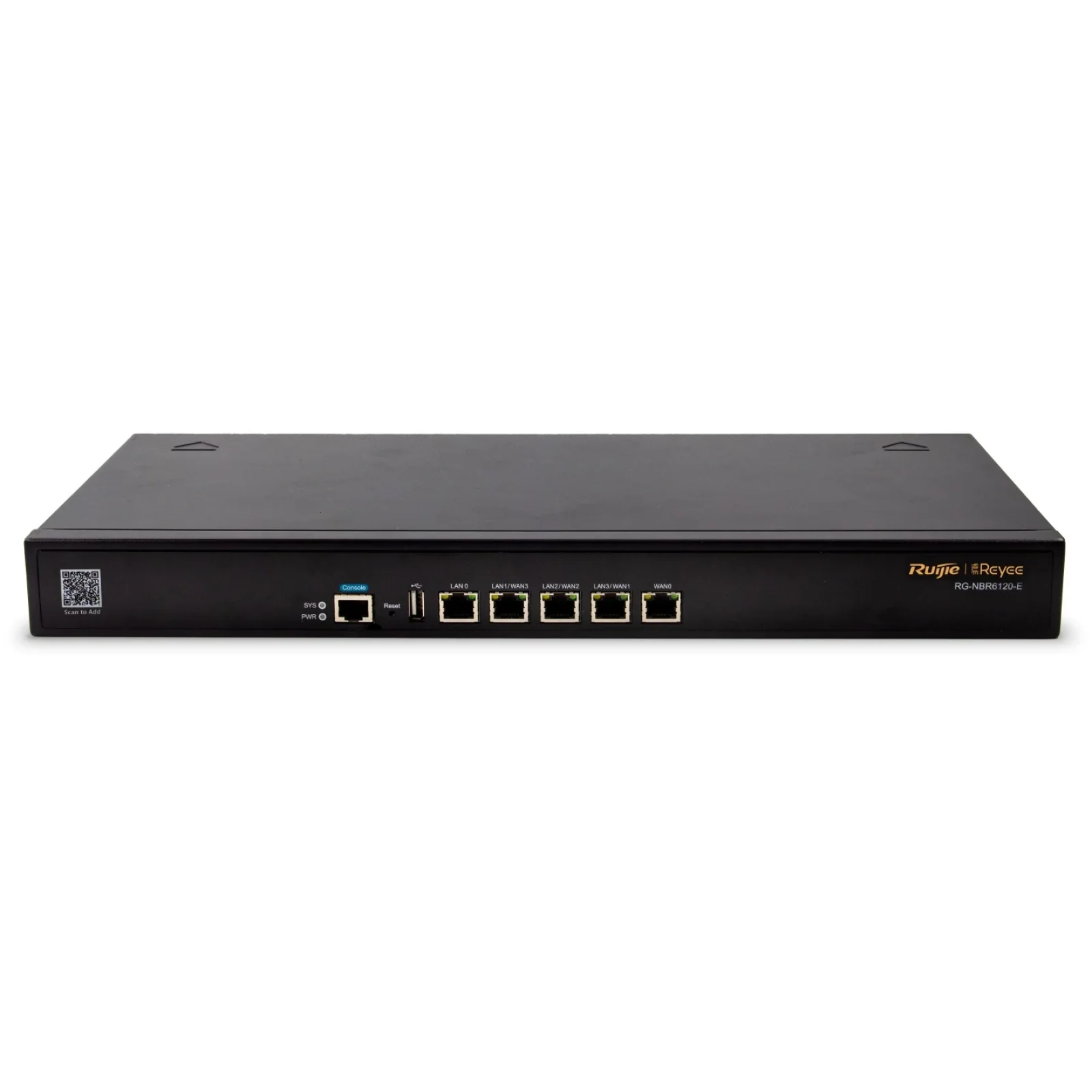 Маршрутизатор Ruijie Reyee RG-NBR6120-E (1xGE WAN, 3xGE WAN/LAN, 1xGE LAN, controller APs, VPN, Cloud Managed) UA