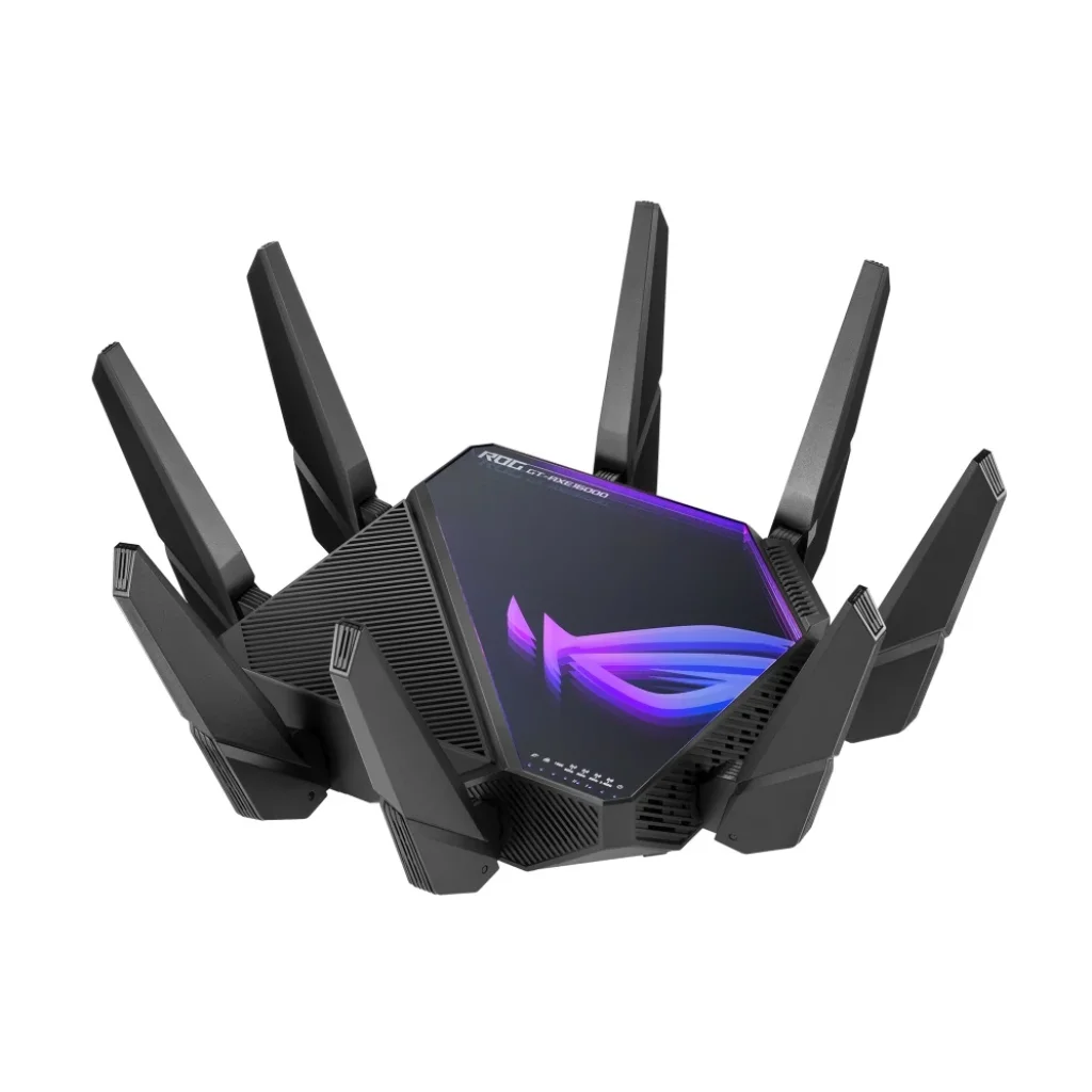 Бездротовий маршрутизатор Asus ROG Rapture GT-AXE16000 (AXE16000, 1x2.5GE WAN, 2x10GE WAN/LAN, 4xGE LAN, 1xUSB 3.2, 1xUSB 2.0) UA