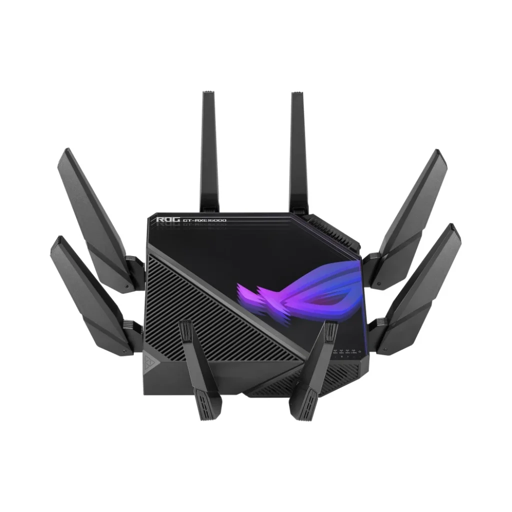 Бездротовий маршрутизатор Asus ROG Rapture GT-AXE16000 (AXE16000, 1x2.5GE WAN, 2x10GE WAN/LAN, 4xGE LAN, 1xUSB 3.2, 1xUSB 2.0) UA