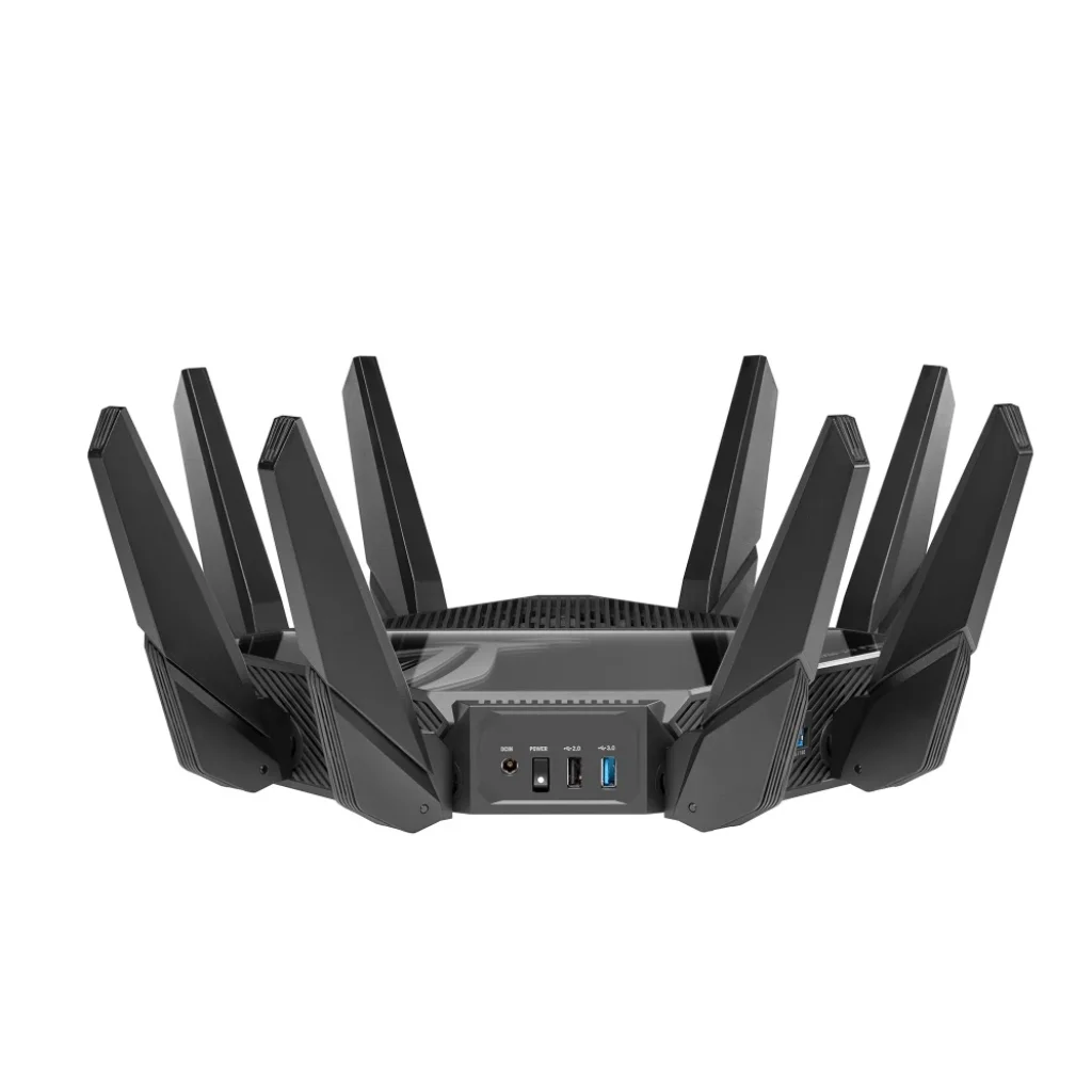 Бездротовий маршрутизатор Asus ROG Rapture GT-AXE16000 (AXE16000, 1x2.5GE WAN, 2x10GE WAN/LAN, 4xGE LAN, 1xUSB 3.2, 1xUSB 2.0) UA